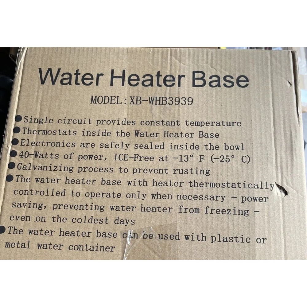 Symdromia Water Heater Base